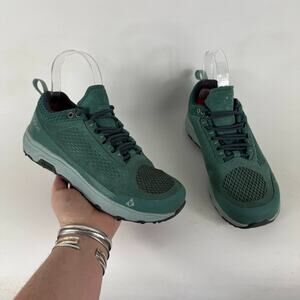 Vasque Breeze LT NTX Low Waterproof Hiking Shoes Women 6.5 Green Lace-Up Low Top